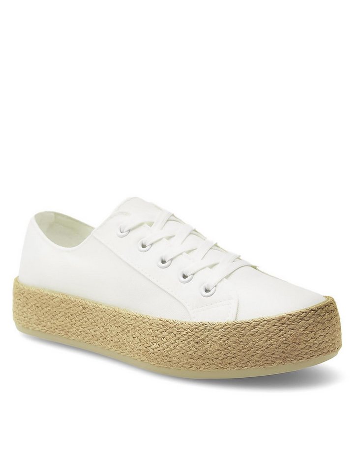 DeeZee Espadrilles WS19130-3 WeiĂź Espadrille von DeeZee