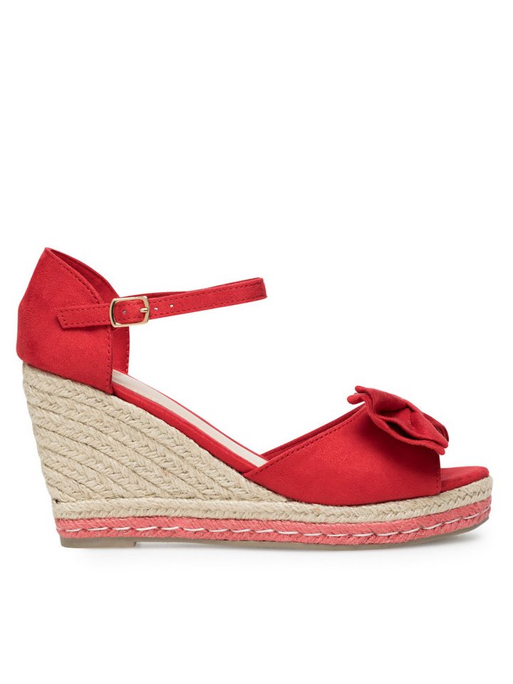DeeZee DeeZee Espadrilles Damen WYL2710-02 Rot Espadrille von DeeZee