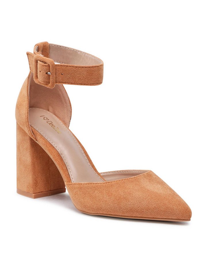 DeeZee Halbschuhe KL-HHK539-01 Camel Schnürschuh von DeeZee