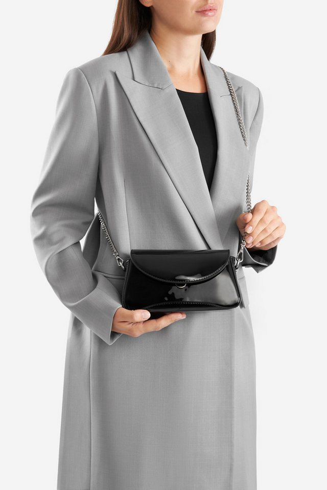 DeeZee Handtasche DeeZee Kleine Lackledertasche MDP-L-011-06 schwarz DeeZee Handtasche DeeZee Kleine Lackledertasche MDP-L-011-06 schwarz von DeeZee