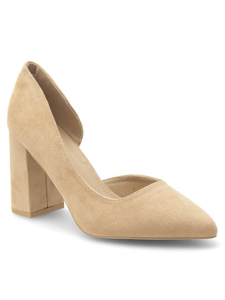 DeeZee DeeZee Pumps Damen KL-F23012-1 Beige Pumps von DeeZee
