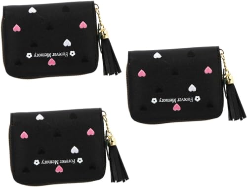 Kartenetui, kleine Geldbörsen, Portemonnaie mit Trompetenständer, rosa Clutch-Geldbörse, Damen-Geldbörsen, niedliche Karten, Münzen, Geldbörse, Damen-Geldbörsen, Geldbörse for Teenager und Mädchen, ro von DeeboW