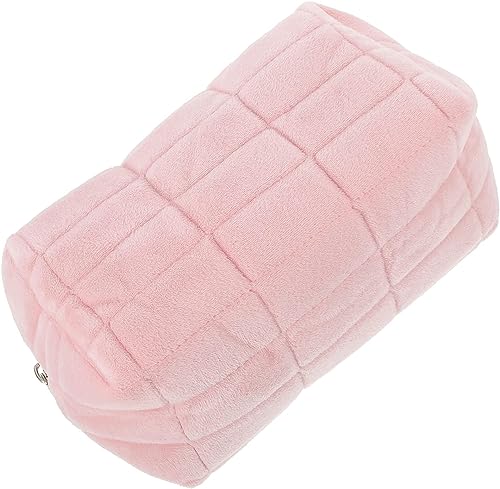 Make-up-Pinselhalter, Kosmetikaufbewahrung, Kosmetiktasche, Federmäppchen, Reise-Make-up-Organizer, tragbare Make-up-Tasche, Kosmetik-Organizer-Tasche for Damen, Make-up-Taschen (Color : Pink, Size von DeeboW