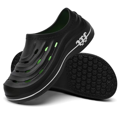 Ataigra Torrey Classic Gesundheits Clogs mit Rutschschutz - Wasserdichte Atmungsaktive Küchenschuhe für Damen und Herren, Ergonomische Fußgewölbestütze, Leichte Sicherheitsschuhe bei Langem Stehen von Deedlite
