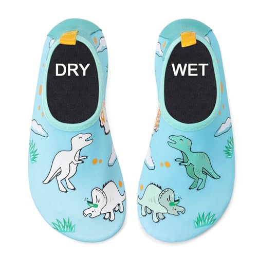 Deedlite Farbwechsel Badeschuhe Kinder, Magisch Wasserschuhe Kinder, Schwimmschuhe für Junge Mädchen Strandschuhe Sommer von Deedlite