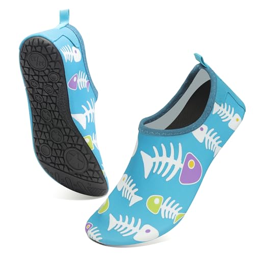 Deedlite Farbwechsel Badeschuhe Kinder, Magisch Wasserschuhe Kinder, Schwimmschuhe für Junge Mädchen Strandschuhe Sommer von Deedlite