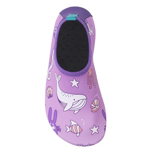 Deedlite Farbwechsel Badeschuhe Kinder, Magisch Wasserschuhe Kinder, Schwimmschuhe für Junge Mädchen Strandschuhe Sommer von Deedlite