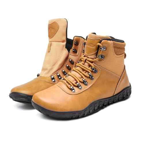 Deedlite Barfußschuhe Wasserdicht, Barfuss Schuhe Breite Füße, Barfuß Wanderschuhe Damen, Herren Barfuss Schuhe Damen Outdoor, Unisex Outdoor Traillaufschuhe Barefoot von Deedlite