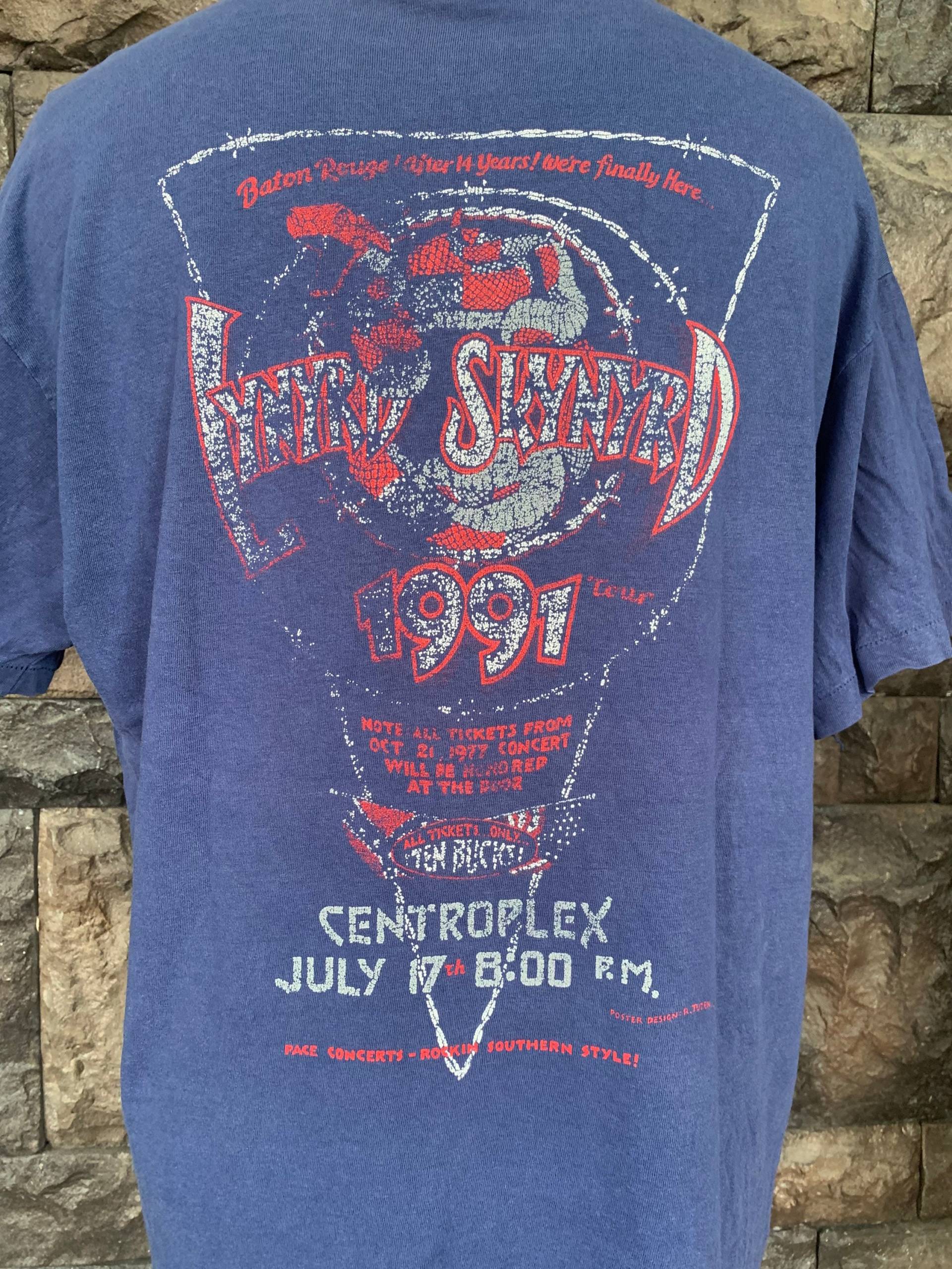 Vintage 90Er Jahre Lynyrd Skynyrd Centroplex 17 Juli 1991/Poster Design /Tasche T-Shirt von DeejaArt