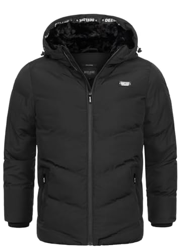 Deeluxe Herren Parka Interest Winter Jacke Kapuze Teddfutter Storm Cuffs M black von Deeluxe