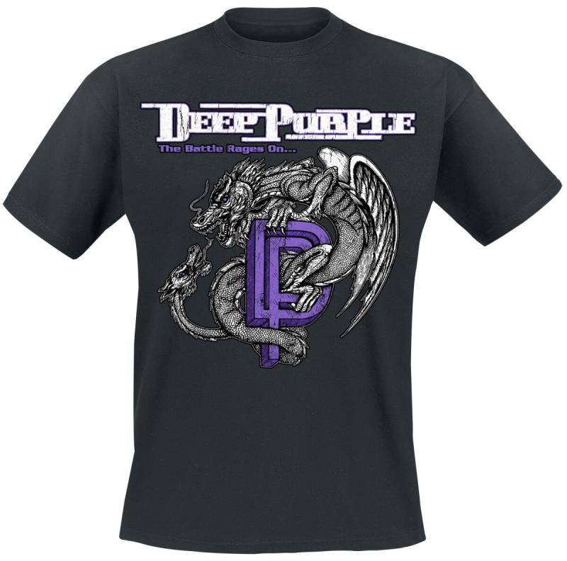 Deep Purple Battle rages on T-Shirt schwarz in XXL von Deep Purple