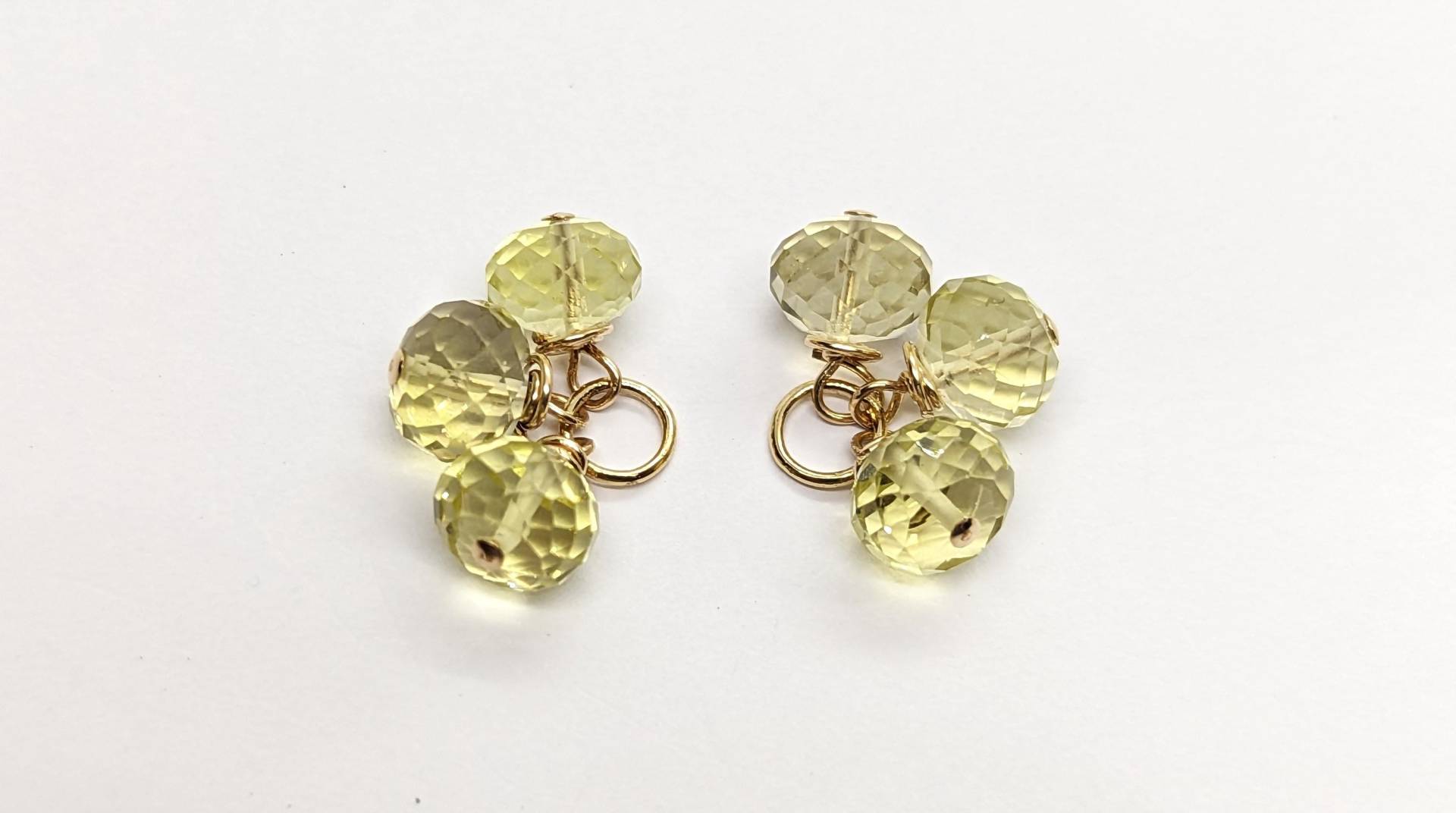 Lemonquarz Ohrring Charms in 14 Karat Gold Filled Lemonquarz Ohrring Charms in 14 Karat Gold Filled von DeepColorGems