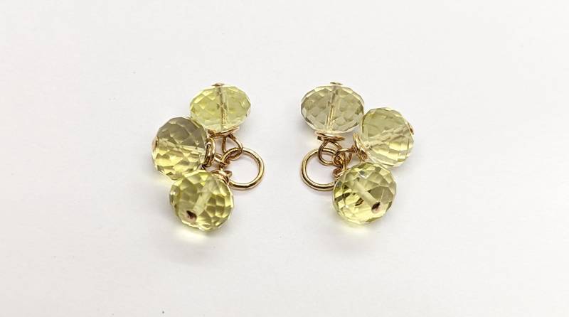 Lemonquarz Ohrring Charms in 14 Karat Gold Filled Lemonquarz Ohrring Charms in 14 Karat Gold Filled von DeepColorGems