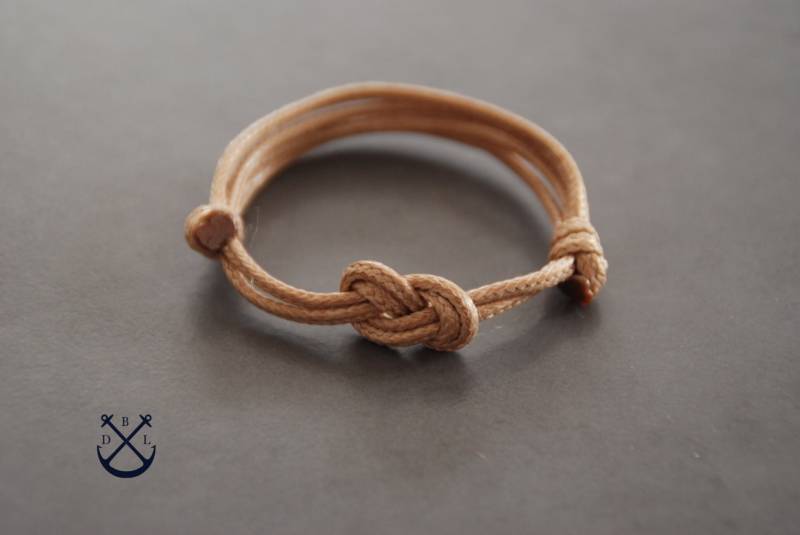 Acht Knoten Armband Minimalist Herren Damen Armbänder Geschenk Freundschafts Love von Deepbluelegend