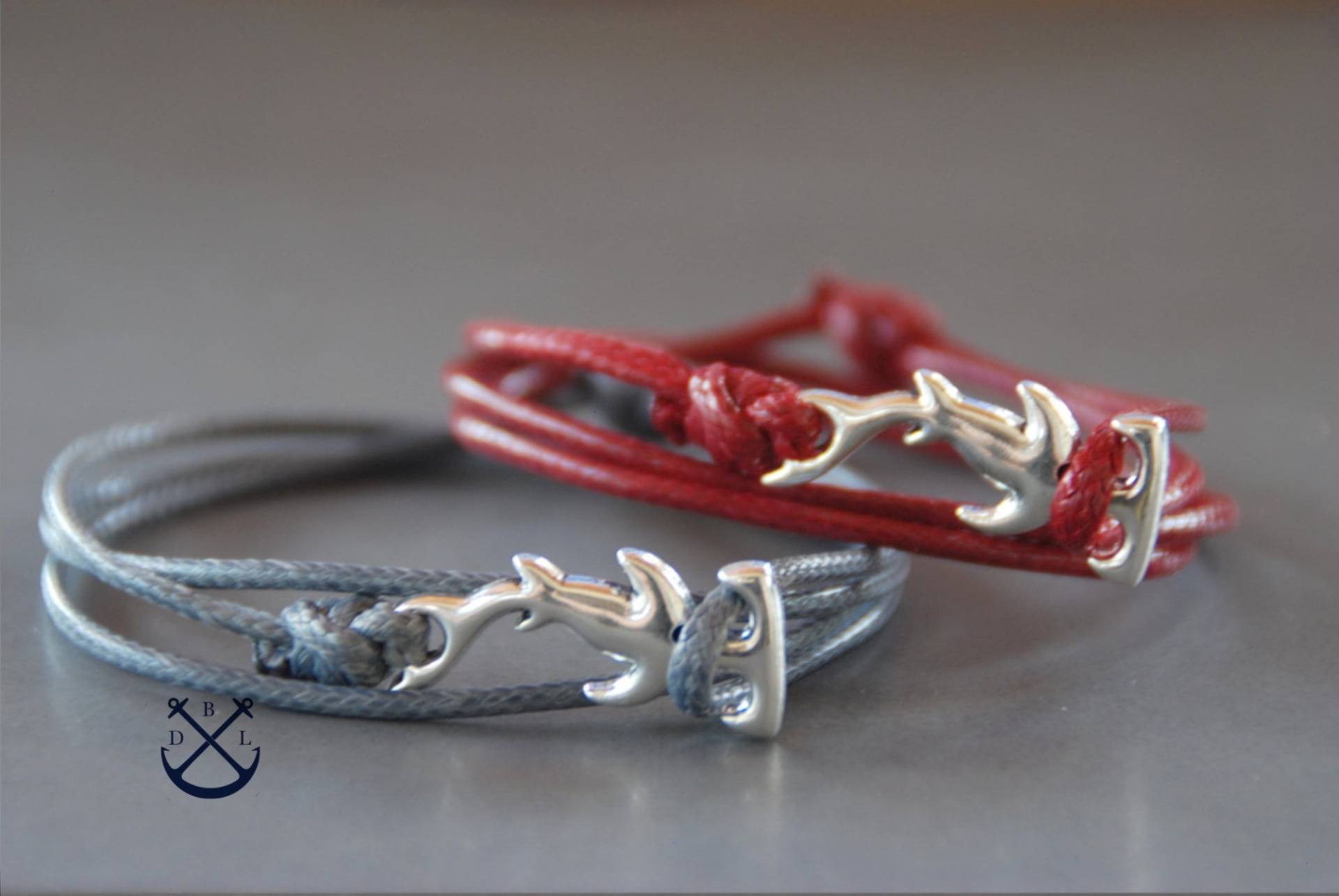 His & Hers Hammerhai Armbänder Set 2 Herren Damen Paare Geschenk Armband Liebesarmband von Deepbluelegend