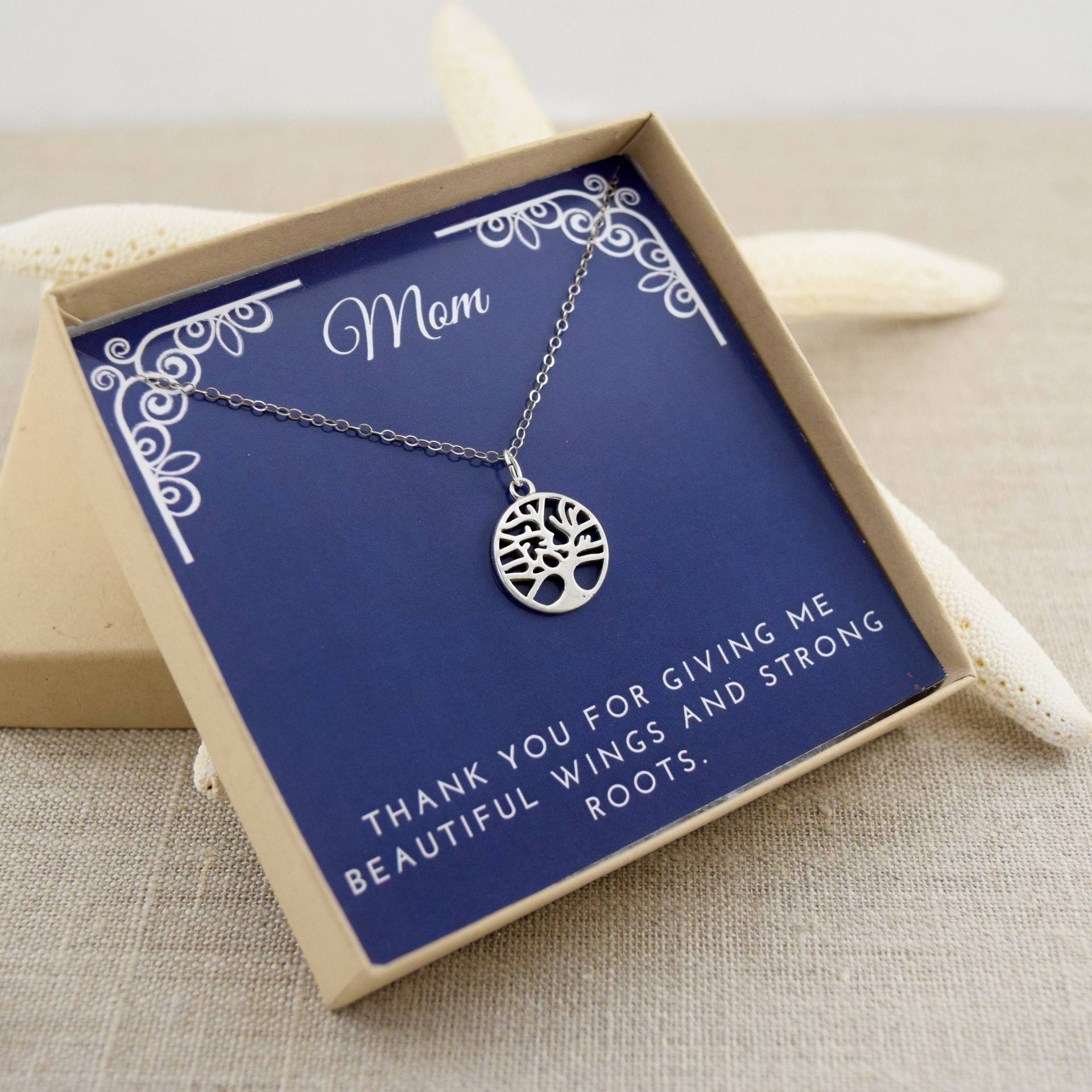 sterling Silber Baum Des Lebens Anhänger, Geschenk Zum Muttertag von DeeplyRootedLove