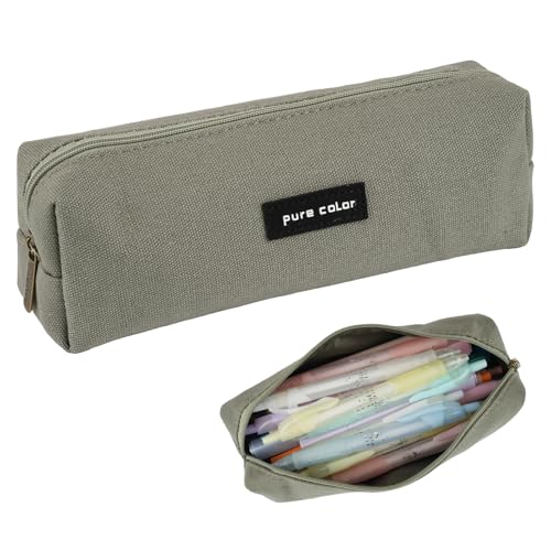 Deepton Mäppchen, Federmäppchen Mädchen Teenager Junge, Federtasche Stiftetasche Stiftemappe Pencil Case Schulmäppchen federmappe für Schule, Büro - Grün von Deepton