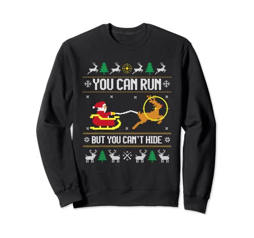 Hirsch Jagd Weihnachtsmann Hunter Ugly Christmas Sweater Herren Damen Sweatshirt Hirsch Jagd Weihnachtsmann Hunter Ugly Christmas Sweater Herren Damen Sweatshirt von Deer Hunting Santa Hunter Ugly Christmas Sweater