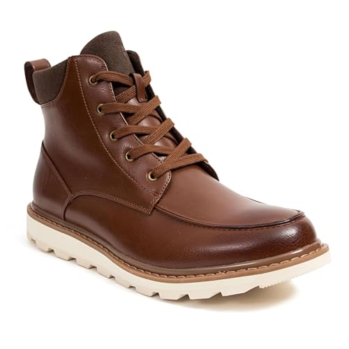 Deer Stags Herren Julian Halblange Stiefel, Braun, 49 EU Weit von Deer Stags