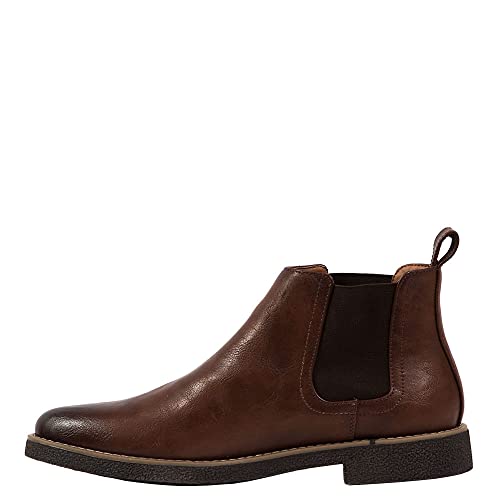 Deer Stags Herren Rockland Dress Comfort Chelsea Boot, Braun/Dunkelbraun, 46 EU von Deer Stags