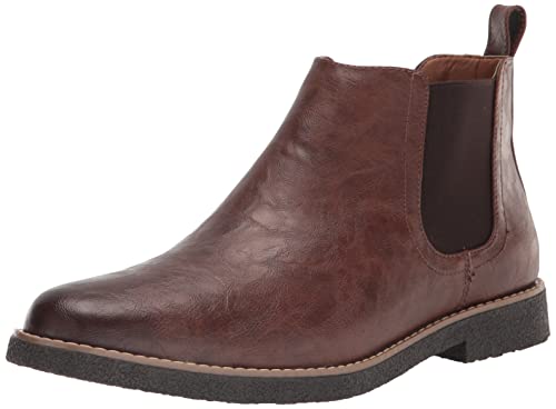 Deer Stags Herren Rockland Chelsea-Stiefel, Braun Dunkelbraun, 46.5 EU von Deer Stags