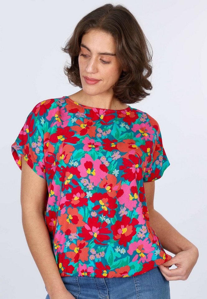Deerberg Klassische Bluse Meren Big Flower von Deerberg