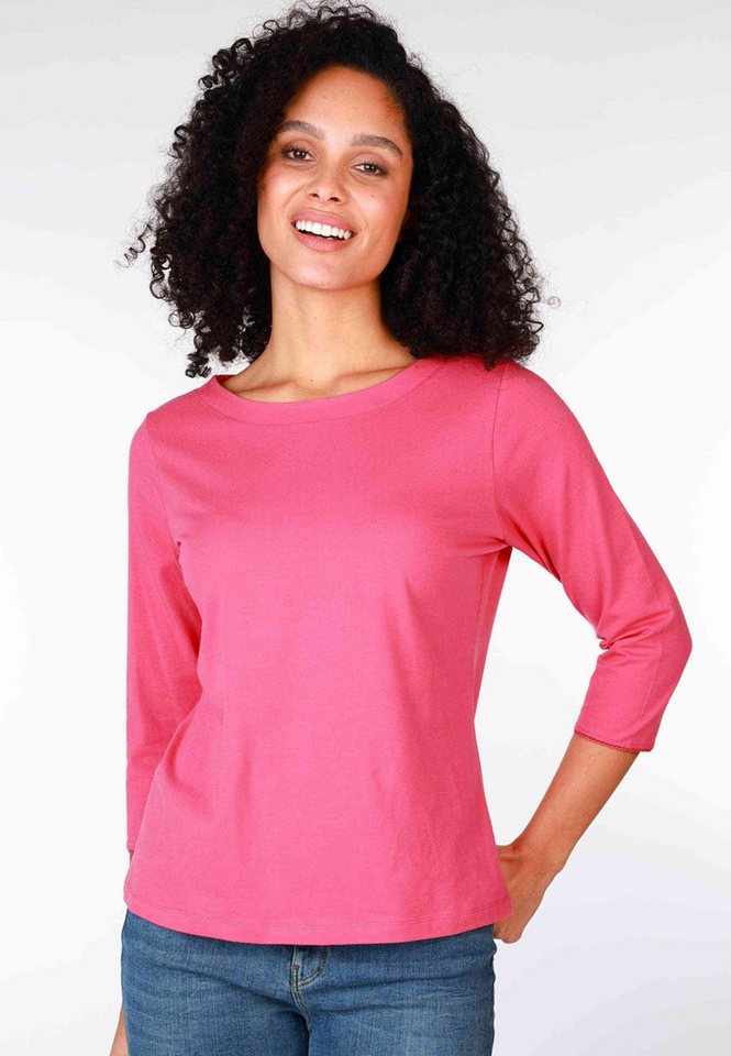 Deerberg Langarmshirt Merel Bio-Baumwolle von Deerberg