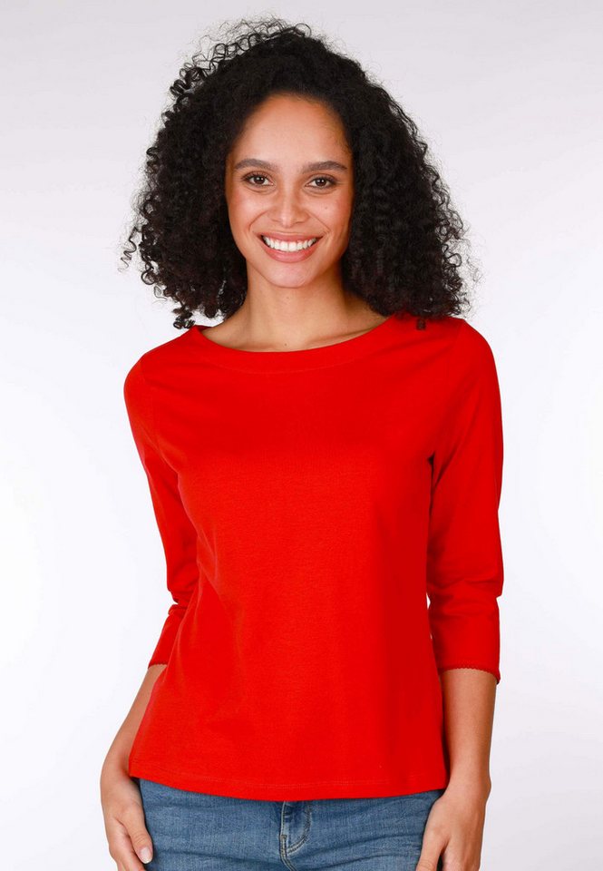 Deerberg Langarmshirt Merel Bio-Baumwolle von Deerberg