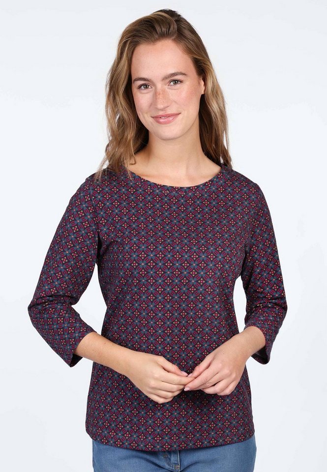 Deerberg Langarmshirt Pitta Retro von Deerberg
