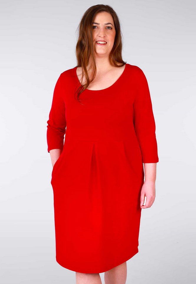 Deerberg Sommerkleid Jola solid Bio-Baumwolle von Deerberg