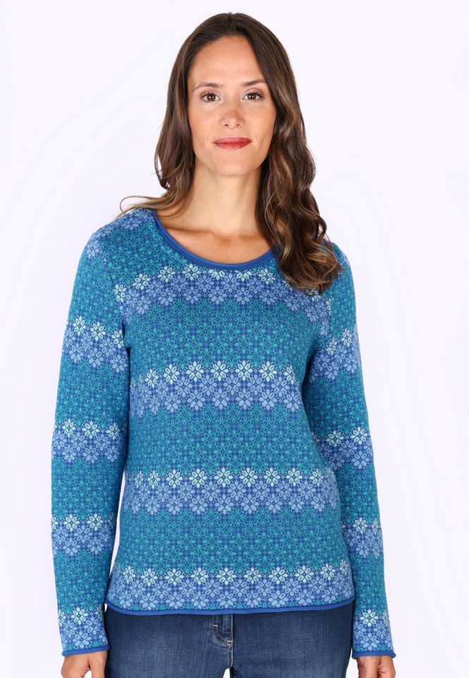 Deerberg Strickjacke Annegret jacquard von Deerberg