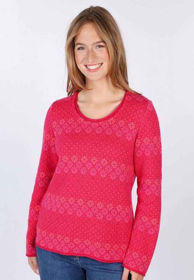 Deerberg Strickjacke Annegret jacquard von Deerberg