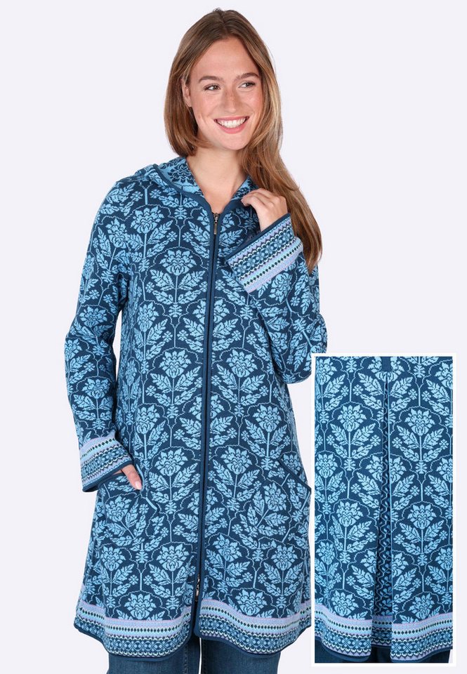 Deerberg Strickmantel Britta Kellerfalte am Rücken von Deerberg