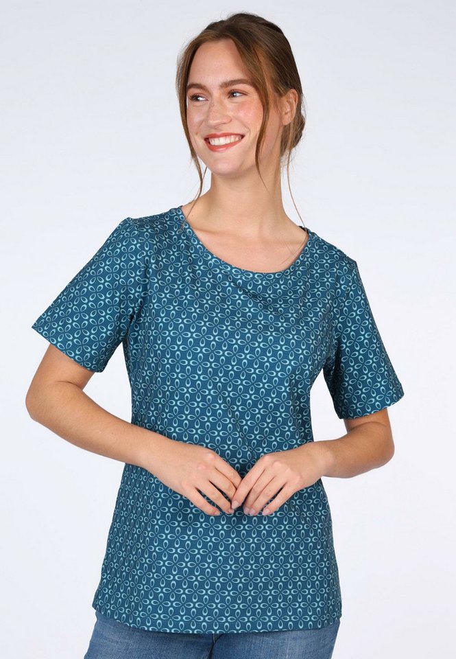 Deerberg T-Shirt Julina diamond flower von Deerberg