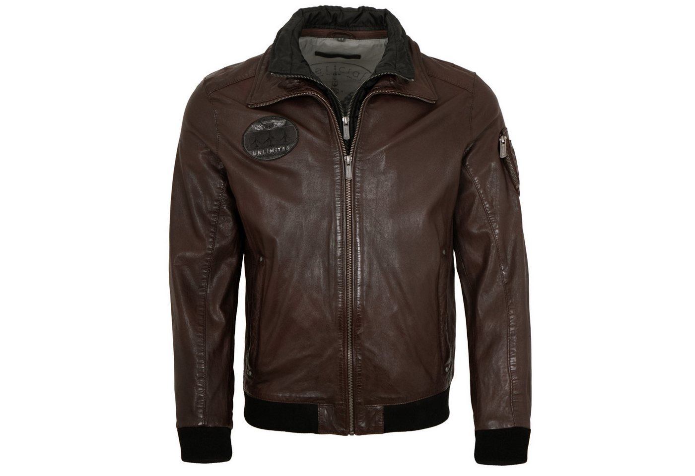 Deercraft Lederjacke DMCris Deercraft - Herren Lederjacke Blouson Lammnappa chestnut von Deercraft