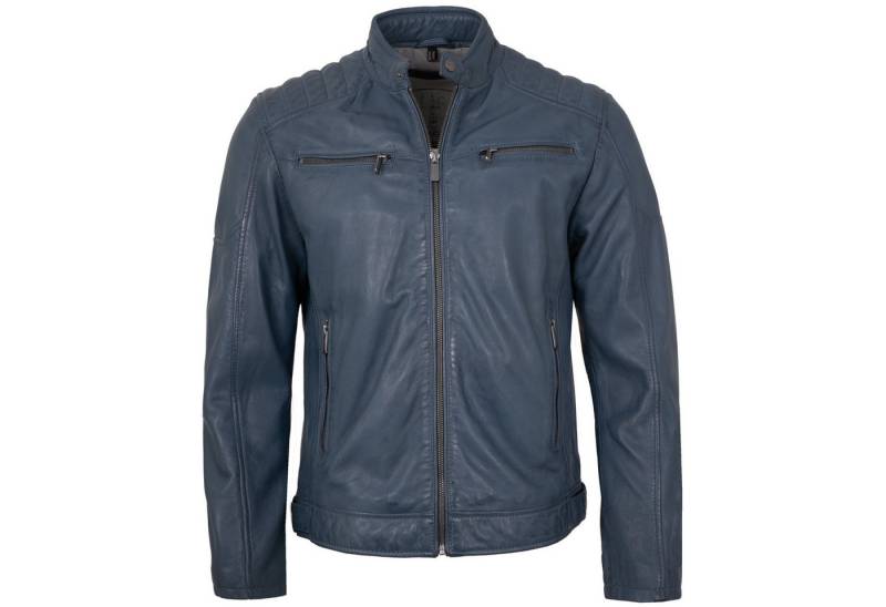 Deercraft Lederjacke DMJaimi Deercraft - Herren Lederjacke Lammnappa blau von Deercraft