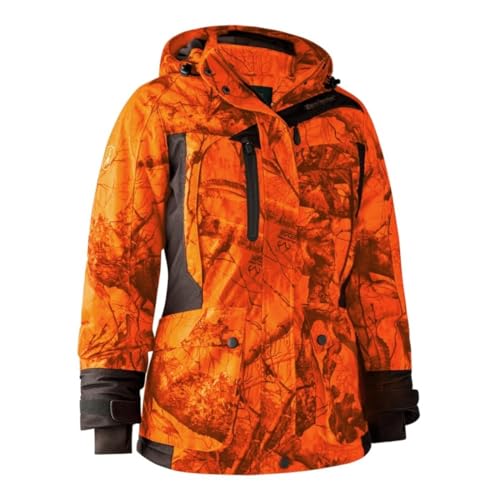Deerhunter Damen Winter-Jacke Raven Arctic Realtree Edge Orange 42 von Deerhunter