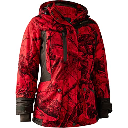 Deerhunter Damen Winter-Jacke Raven Arctic Realtree Edge Red 42 von Deerhunter