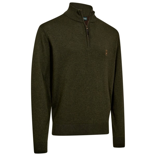 Deerhunter - Harrington Knit with 1/2-Zip - Merinopullover Gr XXL oliv Deerhunter - Harrington Knit with 1/2-Zip - Merinopullover Gr XXL oliv von Deerhunter