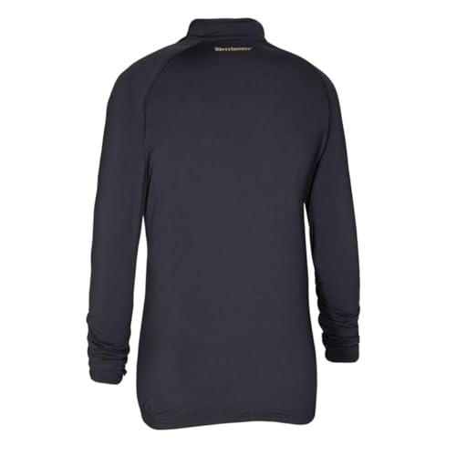 Deerhunter Heat Undershirt with Zip-Neck Black von Deerhunter