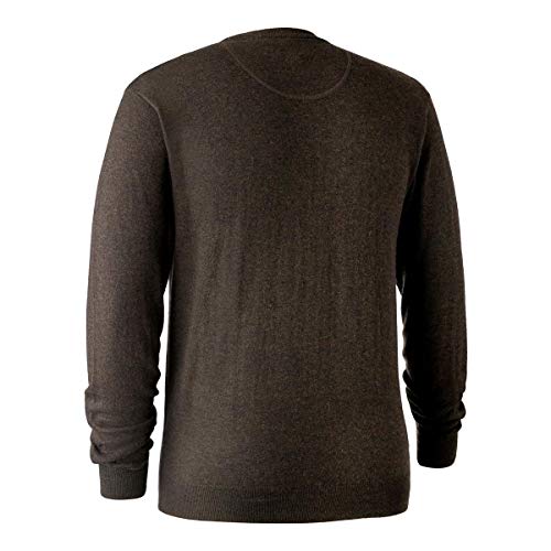 Deerhunter Kingston Knit W. O-Neck Dark Elm von Deerhunter