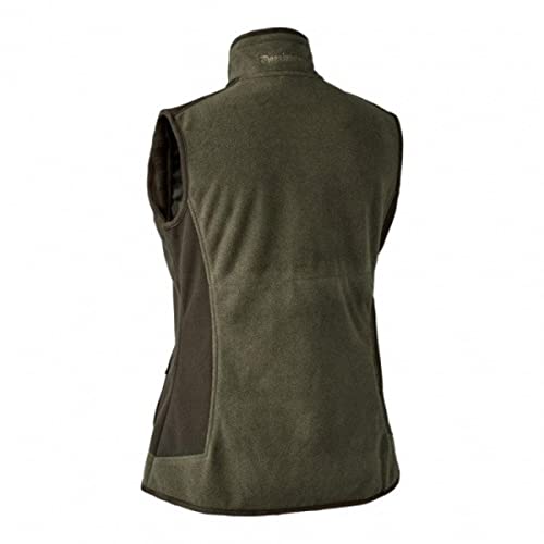 Deerhunter Lady Pam Bonded Fleece Waistcoat Graphite Green von Deerhunter