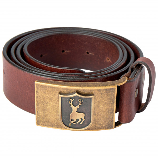 Deerhunter - Leather Belt - Gürtel Gr 115 cm braun von Deerhunter