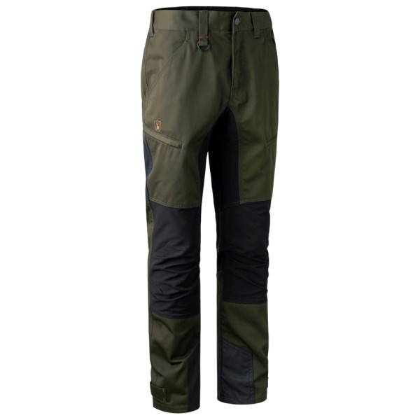Deerhunter - Rogaland Stretch Trousers with Contrast - Trekkinghose Gr 54 - Regular oliv/schwarz von Deerhunter