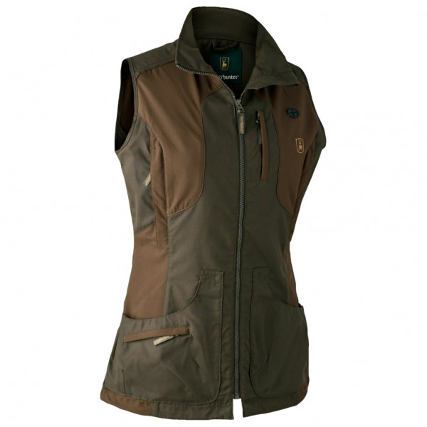 Deerhunter - Women's Ann Waistcoat - Softshellweste Gr 40 oliv von Deerhunter