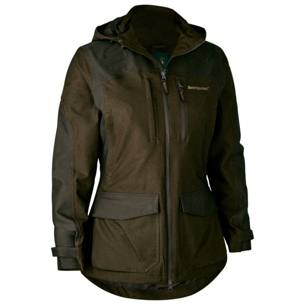 Deerhunter - Women's Chasse Jacket - Regenjacke Gr 38 schwarz/oliv von Deerhunter