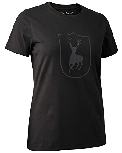 Lady Logo T-Shirt - Black von Deerhunter