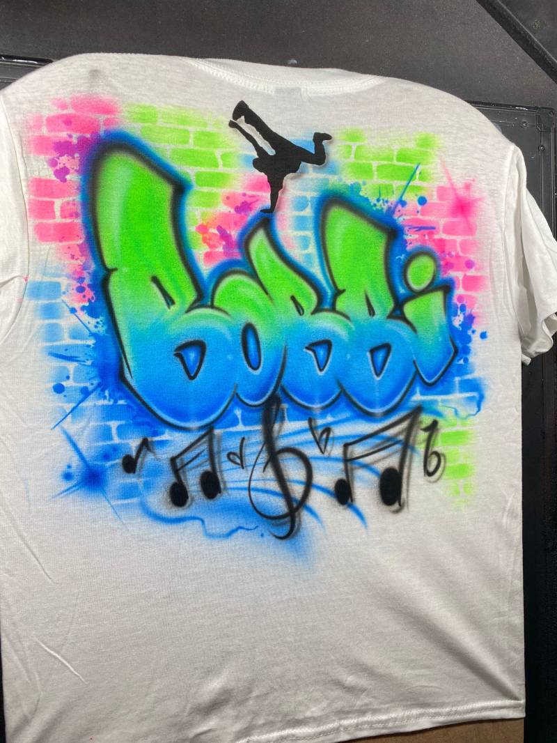 Text + Thema Hintergrund Graffiti-Design von Deeversign