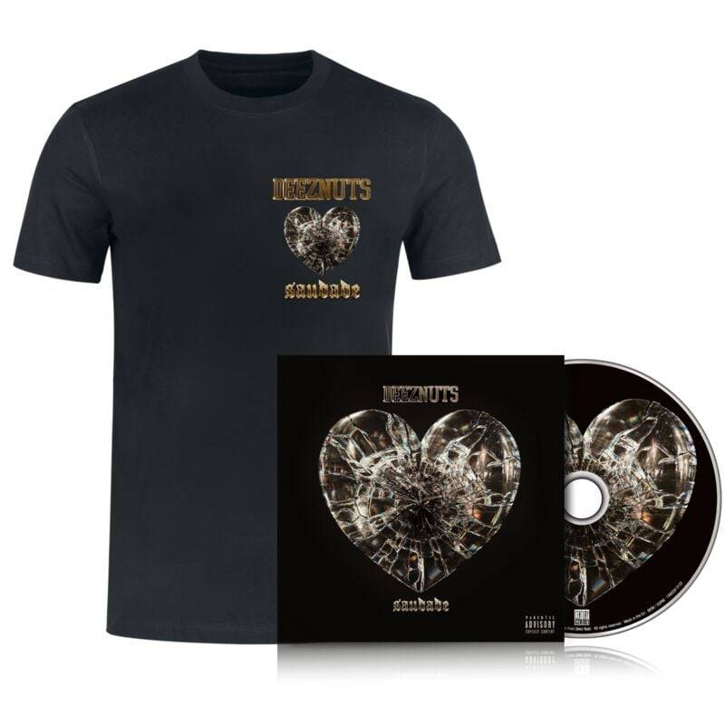 Saudade von Deez Nuts - CD & T-Shirt (Jewelcase, Limited Edition) von Deez Nuts