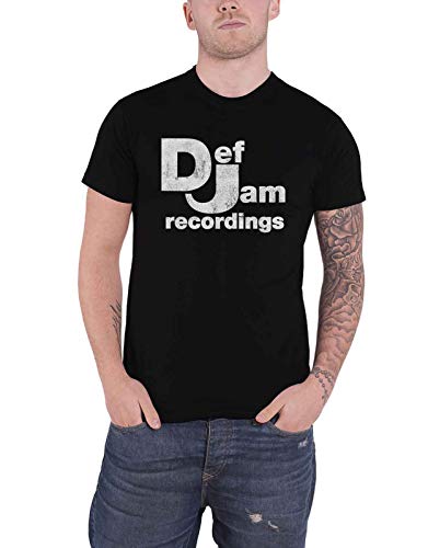 Def Jam Recordings T Shirt Classic Logo Nue offiziell Herren Schwarz XL Def Jam Recordings T Shirt Classic Logo Nue offiziell Herren Schwarz XL von Def Jam Recordings